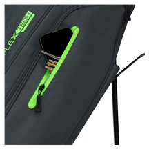 TaylorMade FlexTech Standbag, grau/neongrün