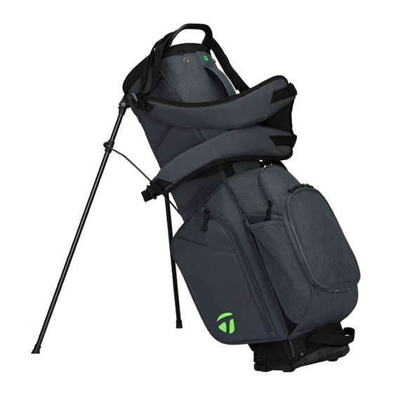 TaylorMade FlexTech Standbag, grau/neongrün