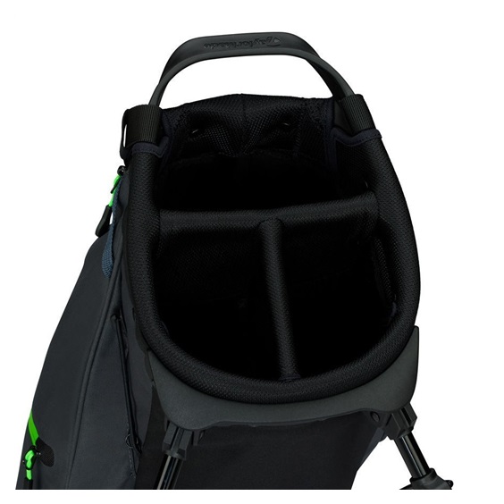 TaylorMade Flextech Carry Standbag, grau/schwarz/neongrün