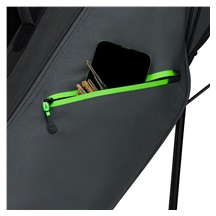 TaylorMade Flextech Carry Standbag, grau/schwarz/neongrün