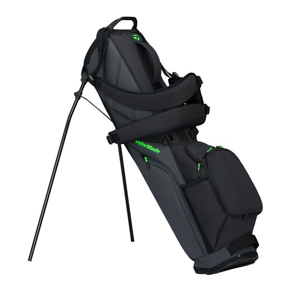 TaylorMade Flextech Carry Standbag, grau/schwarz/neongrün