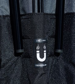 TaylorMade Flextech Carry Standbag, grau/schwarz/neongrün