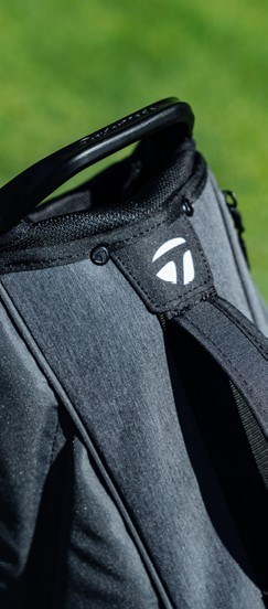 TaylorMade Flextech Carry Standbag, grau/schwarz/neongrün