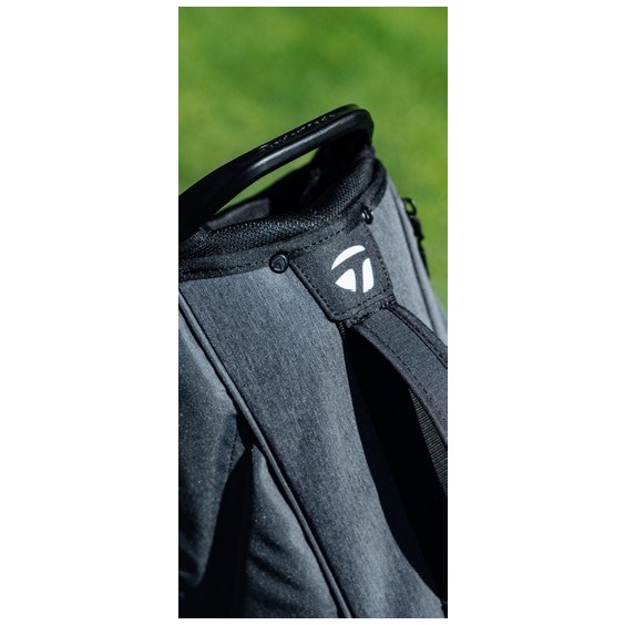 TaylorMade Flextech Carry Standbag, grau/schwarz/neongrün