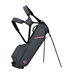 TaylorMade Flextech Carry Standbag, grau/neonrosa