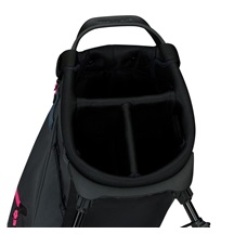 TaylorMade Flextech Carry Standbag, grau/neonrosa