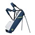 TaylorMade Flextech Carry Standbag, blau/weiss/limette
