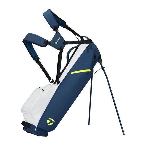 TaylorMade Flextech Carry Standbag, blau/weiss/limette