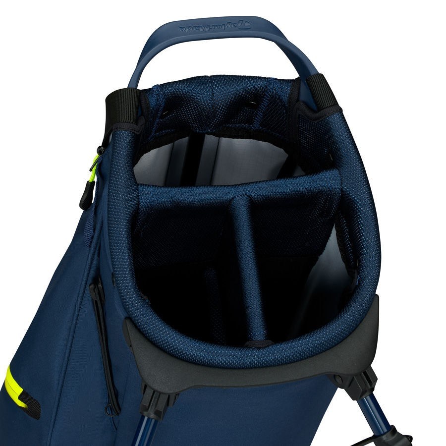TaylorMade Flextech Carry Standbag, blau/weiss/limette