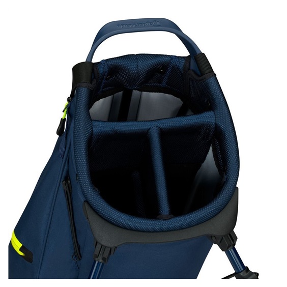 TaylorMade Flextech Carry Standbag, blau/weiss/limette
