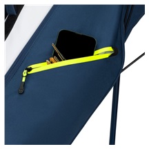TaylorMade Flextech Carry Standbag, blau/weiss/limette