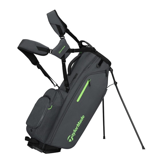 TaylorMade Flextech Crossover Standbag, grau/neongrün