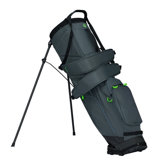TaylorMade FlexTech Super Lite Standbag, grau/neongrün