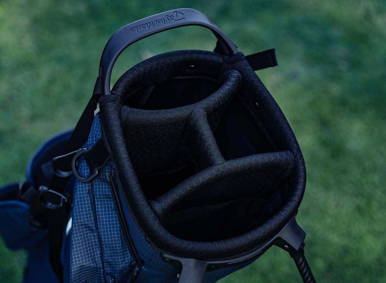 TaylorMade FlexTech Super Lite Standbag, grau/neongrün