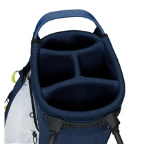 TaylorMade FlexTech Super Lite Standbag, dunkeblau/weiss/neonlimettengrün