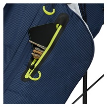 TaylorMade FlexTech Super Lite Standbag, dunkeblau/weiss/neonlimettengrün