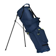 TaylorMade FlexTech Super Lite Standbag, dunkeblau/weiss/neonlimettengrün
