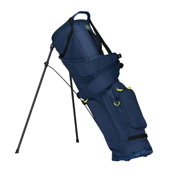 TaylorMade FlexTech Super Lite Standbag, dunkeblau/weiss/neonlimettengrün