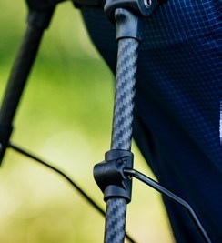 TaylorMade FlexTech Super Lite Standbag, dunkeblau/weiss/neonlimettengrün