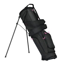 TaylorMade FlexTech Super Lite Standbag, schwarz/neonrosa