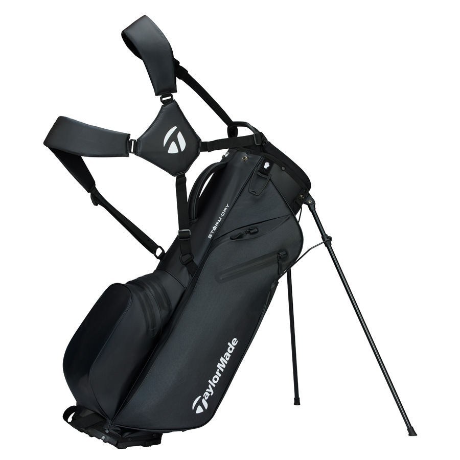 TaylorMade Storm-Dry Wasserdichte Standbag, schwarz