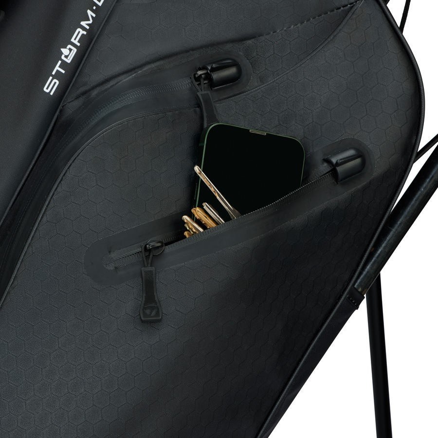 TaylorMade Storm-Dry Wasserdichte Standbag, schwarz