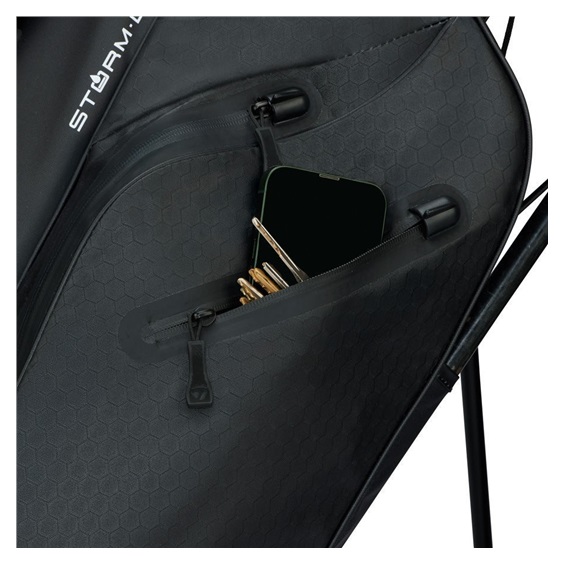 TaylorMade Storm-Dry Wasserdichte Standbag, schwarz
