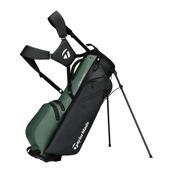 TaylorMade Storm-Dry Wasserdichte Standbag, schwarz dark sage