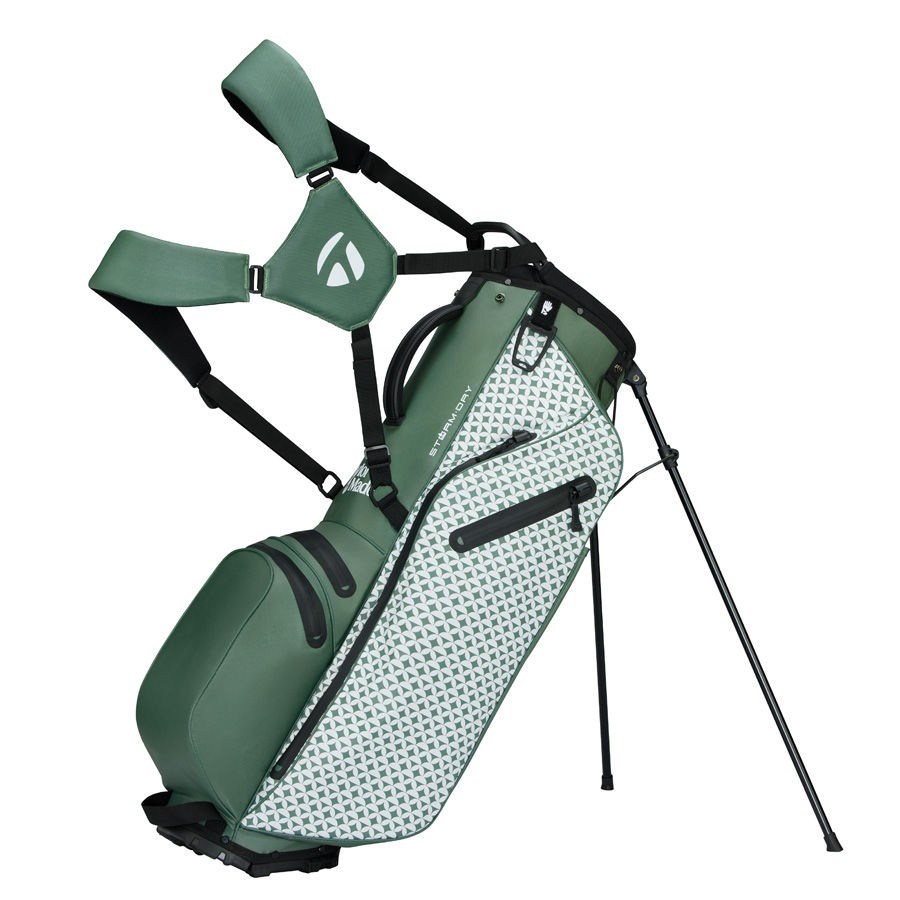 TaylorMade Storm-Dry Wasserdichtes Standbag, heritage icon dark sage