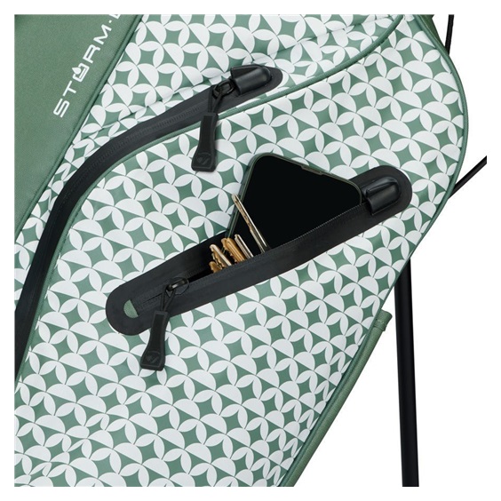 TaylorMade Storm-Dry Wasserdichtes Standbag, heritage icon dark sage
