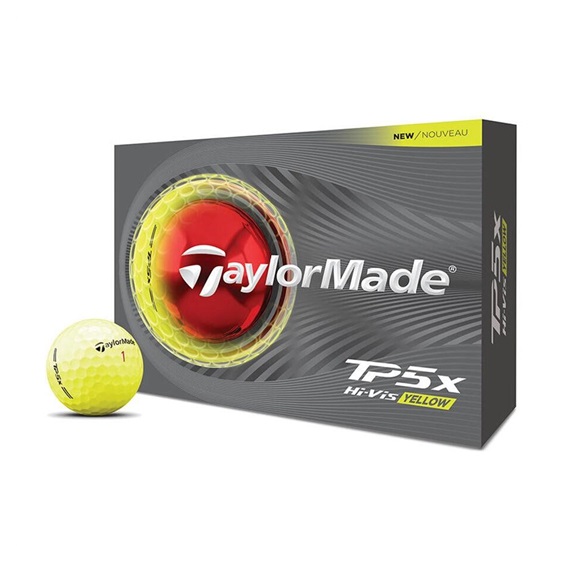 TaylorMade TP5x Golfbälle, gelb