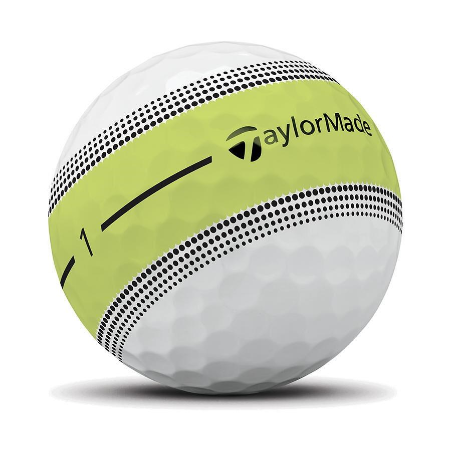 TaylorMade Tour Response Stripe Neon Yellow Golfbälle