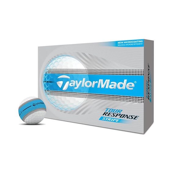 TaylorMade Tour Response Stripe Blue Golfbälle