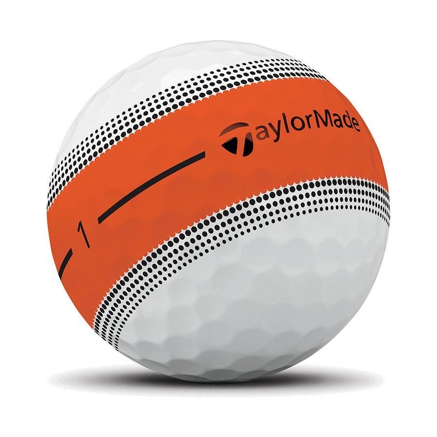 TaylorMade Tour Response Stripe Golfbälle, neon multi