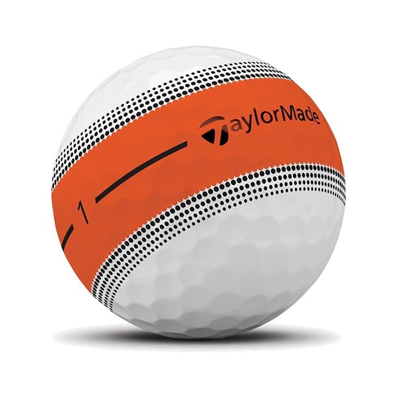 TaylorMade Tour Response Stripe Golfbälle, neon multi