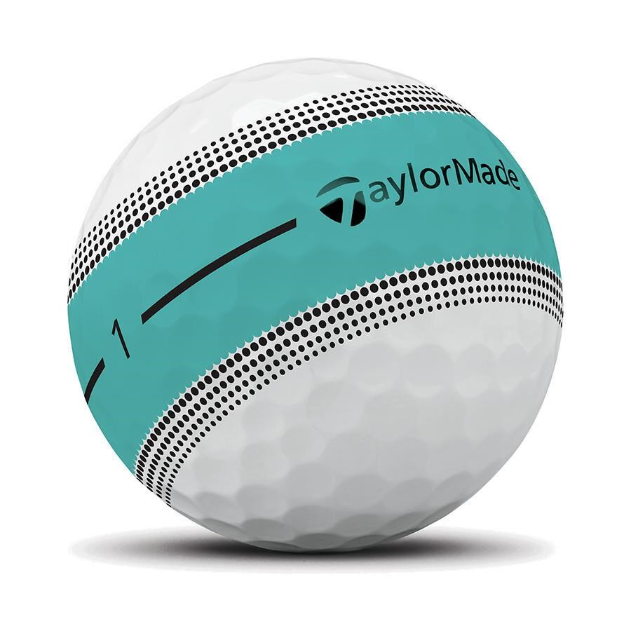 TaylorMade Tour Response Stripe Golfbälle, neon multi