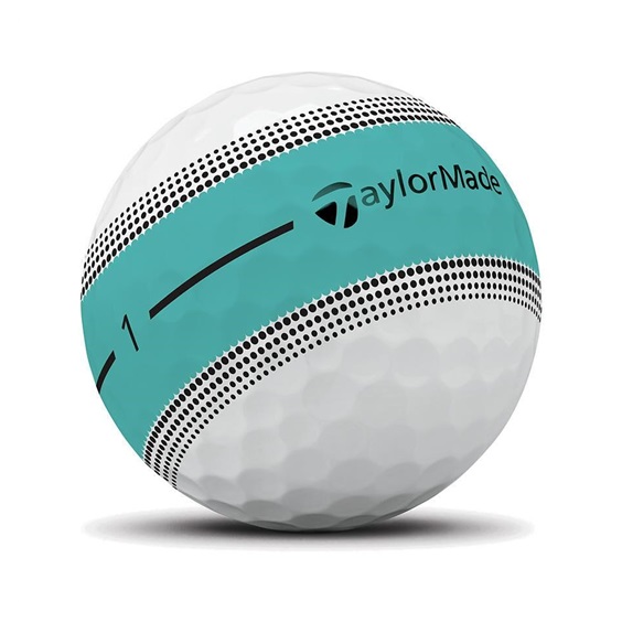 TaylorMade Tour Response Stripe Golfbälle, neon multi