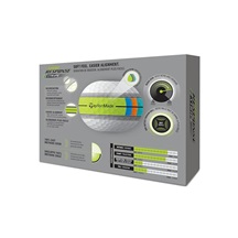 TaylorMade Tour Response Stripe Golfbälle, neon multi