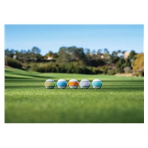TaylorMade Tour Response Stripe Golfbälle, neon multi
