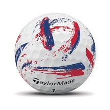 TaylorMade SpeedSoft Ink Blue/Red Golfbälle