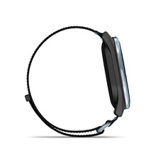 Garmin Approach J1 Kinder-Golf-Smartwatch,schwarz/azurblau aluminium