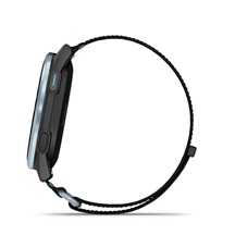 Garmin Approach J1 Kinder-Golf-Smartwatch,schwarz/azurblau aluminium