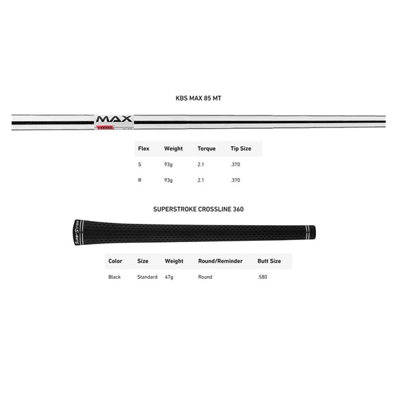 TaylorMade Qi Max Herren Eisen, Stahl