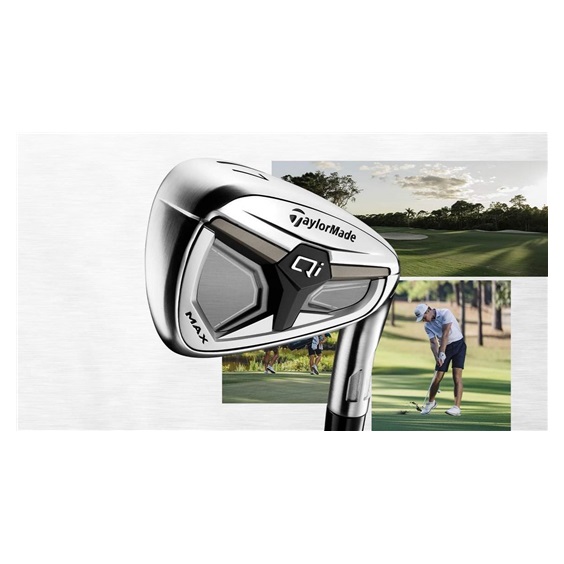 TaylorMade Qi Max Herren Eisen, Stahl
