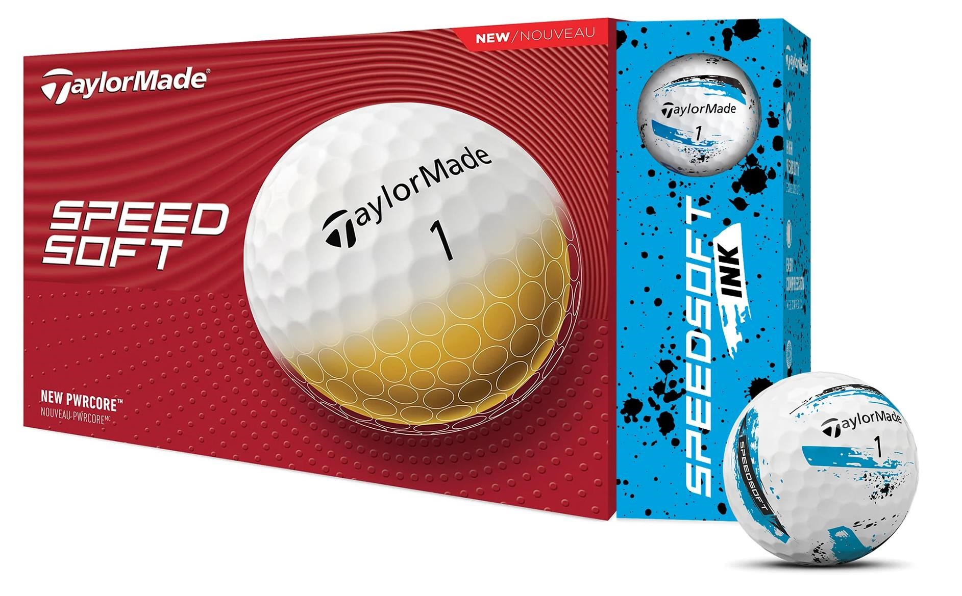 TaylorMade SpeedSoft Golfbälle + Bonus Sleeve Pack
