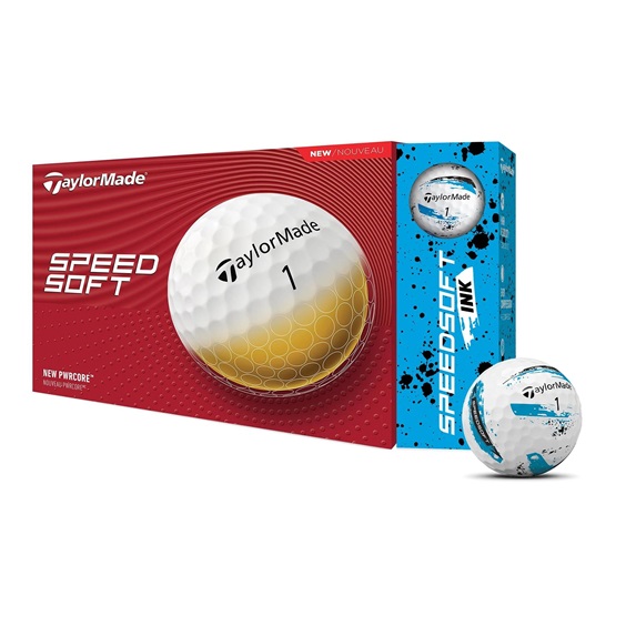 TaylorMade SpeedSoft Golfbälle + Bonus Sleeve Pack