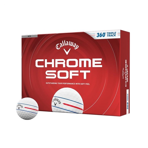 Callaway Chrome Soft 360 Triple Track Golfbälle