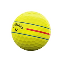 Callaway Chrome Soft 360 Triple Track Golfbälle, gelb