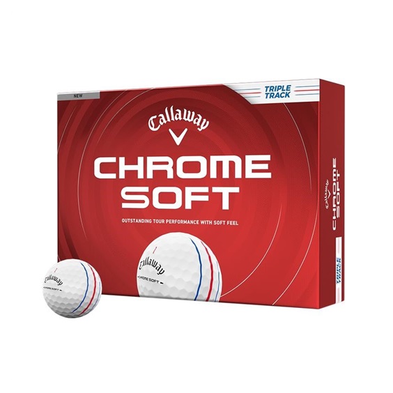 Callaway Chrome Soft Triple Track Golfbälle