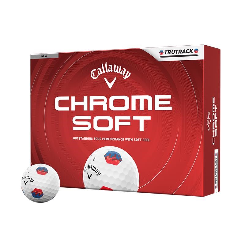 Callaway Chrome Soft TruTrack Blue/Red Golfbälle